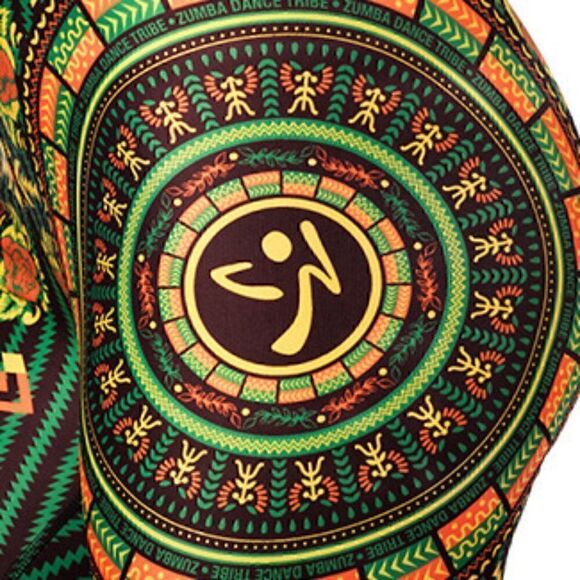 Zumba Mix It Up high compression Leggings NWT Xs - Picture 5 of 6